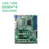 Nouveau serveur PC industriel miniature LGA1200 Intel 10e génération I9/I7/I5/I3 2LAN/7LAN 4 DDR4 Double SATA M.2 4 ports PCIe Affichage 4K
