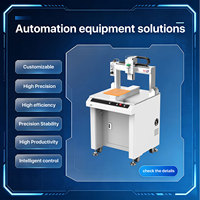 Machine de distribution de colle double Y-portal hors ligne avec écran tactile CCD inclinable pour tables jumelées
