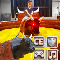 Équipement de jeux gonflables : Jeu de taureau mécanique de haute qualité avec rebondisseur pour adultes, modèle Kia Carnival, vente en gros, occasion