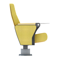 Chaise d'auditorium de qualité supérieure chaise en tissu métallique et aluminium pour lieux professionnels-pour le théâtre d'église, l'hôtel et l'hôpital