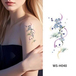 Nuevo Diseño de Tatuajes Temporales Impermeables con Mini Flores - Tatuajes Temporales Modernos - Product Image 3
