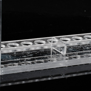 Soporte de Tubos Acrílicos ESR Hui En para Pruebas de Sedimentación Sanguínea, 12 Orificios, Uso Profesional en Laboratorio - Product Image 1