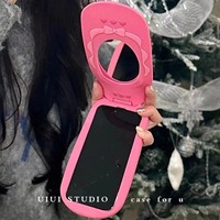 Nouveau Creative Rose Big Brother Flip Phone Case Silicone Material Phone Case Convient pour iPhone 11 12 13 14 15 Pro Max Phone Case