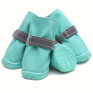 Scarpe <span class=keywords><strong>per</strong></span> cani <span class=keywords><strong>per</strong></span> la pavimentazione calda inverno stivaletti da neve <span class=keywords><strong>per</strong></span> cucciolo con striscia riflettente antiscivolo suola in gomma all'ingrosso stivali <span class=keywords><strong>per</strong></span> cani - Product Image 5