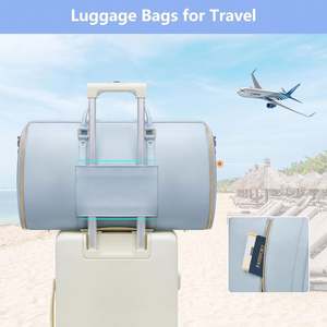 Free Sample Garment Duffel <b>Bag</b> With Shoe Compartment, 2 in 1 Hanging Dress Suitcase <b>Suit</b> Travel Garment <b>Bag</b> - Product Image 4