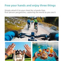 Caméra Sportive Portable 2K Sans Écran à Fixation Magnétique pour Vlog, Course, Cyclisme et Sports à Deux Roues, Connexion Wi-Fi, Enregistrement – Vente en Gros à Prix Abordable