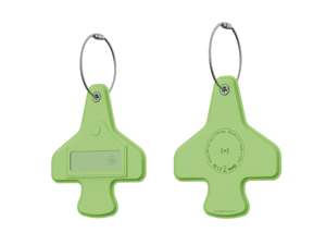Etiqueta de Equipaje Rastreable con Forma de Avión, de Cuero PU, Compatible con Apple Find My - Product Image 6