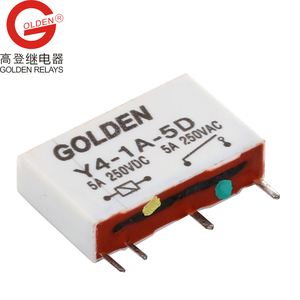 황금 릴레이 Y4-1A-12L 4 핀 12VDC 소형 0.36W SPNO 얇은 유형 - Product Image 2