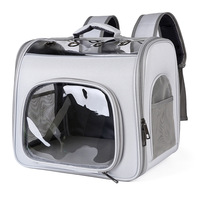 Nouveau Double épaule Pet Portable Carrier pliable chiot espace Capsule sac fourre-tout petite taille voyage sac à dos pour chats et chiens