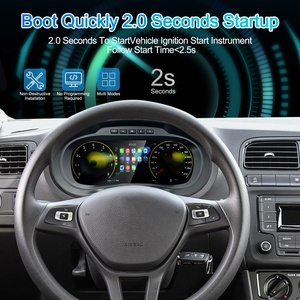 หน้าปัดเรือนไมล์อัตโนมัติ Navihua ระบบ Linux รองรับ Wireless Carplay HDMI พร้อมจอแสดงผลเสมือนจริงสำหรับรถยนต์ VW Polo ปี 2012-2018 จอ LCD สำหรับรถยนต์ - Product Image 6
