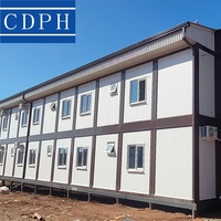 Rumah Kontainer Modular Bersertifikat CE & ISO untuk Ruang Kelas Sekolah Internasional, Perkemahan Bantuan Bencana