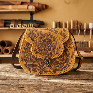 Hot Selling <b>Women's</b> Genuine Leather Fashion Clutch <b>Laptop</b> Bag Two Handles Zipper Waterproof Durable Long Lasting 3L+ Capacity - Product Image 2