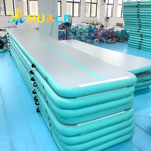 China Supplier Customized Drop Stitch Gymnastics Yoga Equipment Inflatable Air Track For Sale