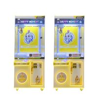 Machine à griffes d'arcade commerciale d'intérieur avec éclairage LED lumineux pour gagner des jouets, idéale pour les salles d'arcade et les centres commerciaux