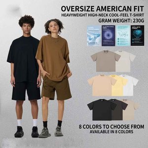 T-shirt da <span class=keywords><strong>uomo</strong></span> 100% cotone personalizzata con logo in strass, design di qualità, girocollo piccolo a costine, oversize, streetwear, t-shirt bianca da <span class=keywords><strong>uomo</strong></span> - Product Image 4