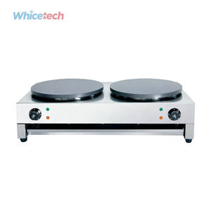 Krep makinesi yapışmaz elektrik kalbur WH-2E ticari paslanmaz çelik ticari mutfak için gözleme yapımcısı Tortilla basın - Product Image 1