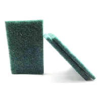 Tampons de ponçage non tissés tampon abrasif éponge en nylon et tampon à récurer pour le polissage de l'acier inoxydable