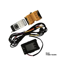 Kit de carte de commande universelle pour chauffage de stationnement diesel 12V 24V avec écran LCD, télécommande et faisceau de câblage