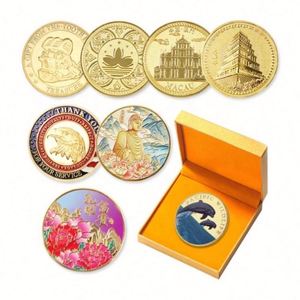 Pièces de monnaie personnalisées en alliage de zinc vierge, gravées avec logo 3D, souvenirs de défi, pièces de monnaie sur mesure - Product Image 2