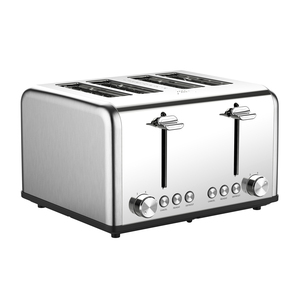 <span class=keywords><strong>Grille</strong></span>-<span class=keywords><strong>pain</strong></span> 4 tranches en acier inoxydable, <span class=keywords><strong>grille</strong></span>-<span class=keywords><strong>pain</strong></span> rétro avec fente large de 1,5 pouces, <span class=keywords><strong>grille</strong></span>-<span class=keywords><strong>pain</strong></span> électrique automatique pour le petit-déjeuner - Product Image 1