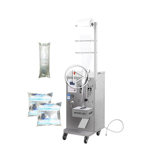 เครื่องบรรจุภัณฑ์อัตโนมัติ SPK220Y 10-200 มล. 30 ถุง/นาที ความแม่นยำสูง สำหรับติดกาวกระดาษฟอยล์ ฟิล์มห่ออาหาร ซองน้ำผลไม้ บรรจุภัณฑ์น้ำ  ควบคุมด้วย PLC - Product Image 1