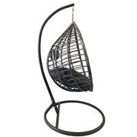 Chaise balançoire suspendue salon balcon chaise oeuf d'intérieur confortable et oreillers gratuits