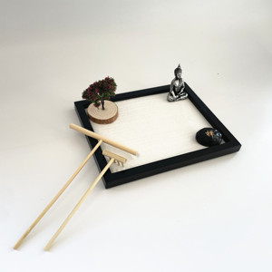 <span class=keywords><strong>Jardin</strong></span> de <span class=keywords><strong>sable</strong></span> <span class=keywords><strong>zen</strong></span> personnalisé <span class=keywords><strong>pour</strong></span> ornement de bureau - Product Image 3