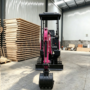 Mini Excavadora Portátil de 1T, Pequeña Excavadora de Cadenas para Construcción en Patios Traseros - Product Image 1
