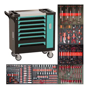 Rolling Box Heavy Duty Stainless Steel Tool Chest 7 Drawers Workbench Tool Cabinets Heavy Duty Workshop Tool Cart With Drawers