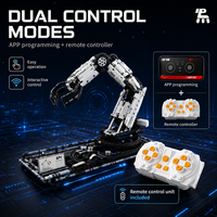 Kit de construction de bras robotique programmable STEM, jouet éducatif d'ingénierie et de construction