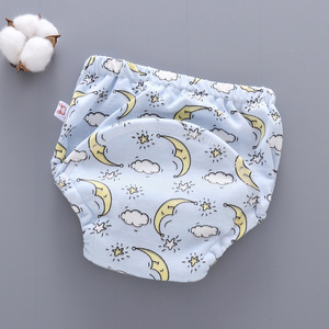 Nhà Sản Xuất Cotton Tái Sử Dụng Bé Vải Tã Đào Tạo Quần Đồ Lót Cho Trẻ Sơ Sinh - Product Image 2