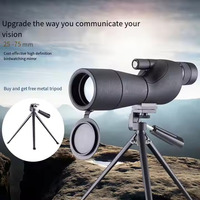 Telescopio OEM 25-75x60, Potente Telescopio Monocular con Zoom y Trípode para Observación de Aves