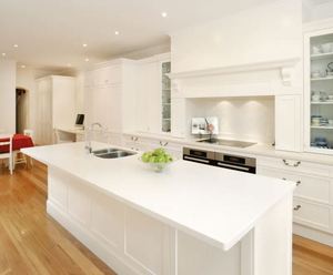 Juego completo de gabinetes de cocina modernos de madera maciza de alta calidad personalizados para un diseño de cocina lujoso - Product Image 2