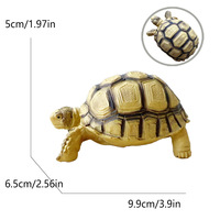 Modèles d'animaux amphibes et reptiles transfrontaliers : tortue, éléphant, tortue de mer en PVC – Jouets éducatifs cognitifs pour la petite enfance