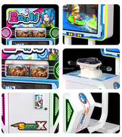 Machine d'arcade de divertissement vidéo HD de simulation de course, jeu de tir à pistolet pour enfants, à monnayeur, dernière génération, garantie 1 an