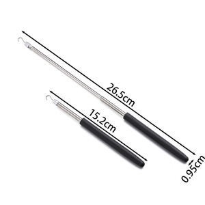 Stainless Steel Bracelet <b>Hook</b> Aid <b>Tool</b> With Colorful Handle For Easy Wearing And Removal Unisex Jewelry Assistant Device - Product Image 2