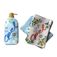Étiquette thermorétractable personnalisée pour bouteille de type pression, pour l'emballage de shampooing et de lotion pour le bain, résistante à l'humidité, en PET PVC