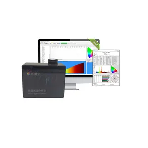 Medidor de irradiância espectral, micro medidor lux cct cri para uso da indústria ohsp250