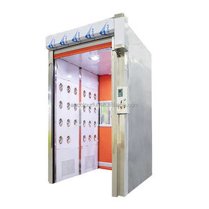 Limpiador de suela de ducha de aire de carga Proveedores portátiles biobase Pass Box Serie de sala limpia Sistema de secado Puerta de persiana enrollable Ducha de aire - Product Image 3