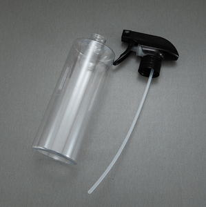 Bouteille de pulvérisation ronde cylindrique vide 500ml 16oz pulvérisateur à gâchette en plastique pour l'entretien de la voiture - Product Image 3