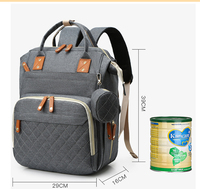 Nouveau grand sac multifonction étanche pour mère et bébé sac à dos pour maman lit de bébé sac à couches Portable berceau pliant pour bébé