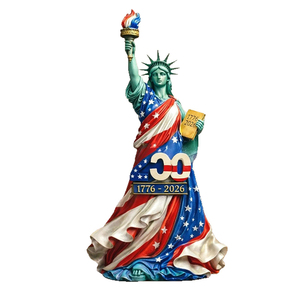Sculptures d'art en gros : <span class=keywords><strong>Statue</strong></span> de la Liberté en résine, modèle du 250e anniversaire américain, pour souvenirs et cadeaux - Product Image 1