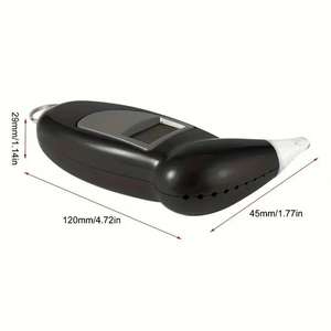 Testeur d'<span class=keywords><strong>alcool</strong></span>émie professionnel avec écran LCD et 5 embouts buccaux, détecteur de BAC portable pour la prévention de la conduite en état d'ébriété - Product Image 3