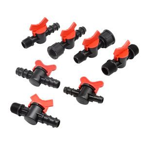 Vanne de dérivation DN16 pour ruban d'irrigation <span class=keywords><strong>goutte</strong></span> <span class=keywords><strong>à</strong></span> <span class=keywords><strong>goutte</strong></span>, mini-connector en plastique pour système d'irrigation <span class=keywords><strong>goutte</strong></span> <span class=keywords><strong>à</strong></span> <span class=keywords><strong>goutte</strong></span> en serre agricole - Product Image 1