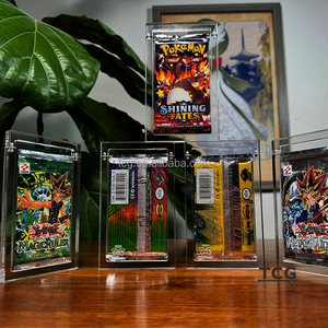 TCG Clear Acryl Card Pack étui avec couvercle magnétique Nouveau Design Display Pokémon TCG: Korean Expansion - Heat Wave Arena Card Pack - Product Image 5