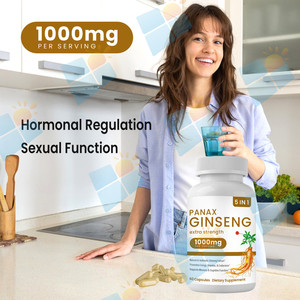 SUNI OEM/ODM suplemen Herbal <span class=keywords><strong>Ginseng</strong></span> merah Korea, kapsul ekstrak akar <span class=keywords><strong>Ginseng</strong></span> Panax untuk meningkatkan energi - Product Image 5