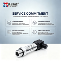 Capteur de pression d'eau, d'air et de vapeur en silicium diffusé OEM WTsensor 0,5-4,5 V 0-5 V 4-20 mA -1 à 1000 bars Transducteur de pression Transmetteur