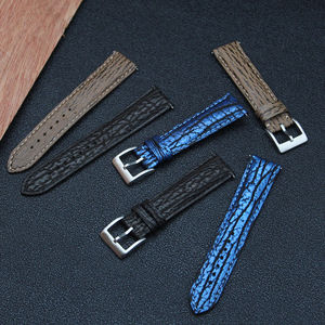 HUANLONG Correas de reloj suaves de piel de vaca de alta calidad cosidas resistentes al desgaste correas de reloj de cuero genuino de liberación rápida - Product Image 4