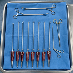 Ensemble de 12 instruments chirurgicaux en acier de qualité supérieure pour chirurgie cardiaque, y compris la chirurgie de la valve cardiaque et les implants dentaires manuels DENTRIC - Product Image 2