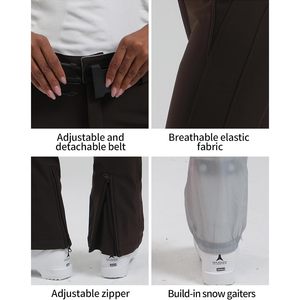 Pantalones de Esquí Personalizados para Mujer, Ajustados, Impermeables, con Aislamiento de 20K, Relleno Aislante de 15K, Ropa de Esquí - Product Image 5